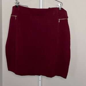 Roz & Ali Sexy Zipper Accented Pencil Skirt Size 3X